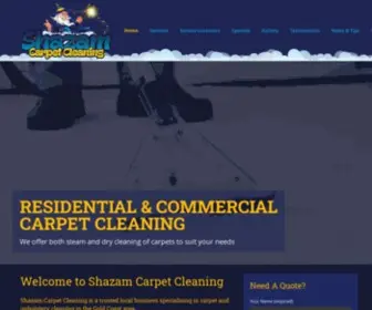 Shazamcarpetcleaning.com.au(Carpet & Upholstery Cleaning Gold Coast) Screenshot