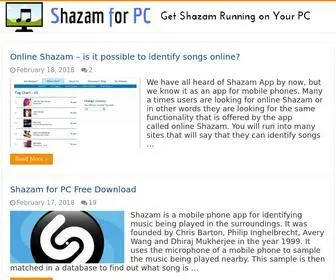 Shazamforpc.org(Shazam for PC) Screenshot