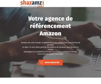 Shazamz.com(Agence referencement Amazon) Screenshot