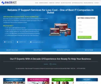 Shazebict.com(Best IT Support Dubai IT Companies in Dubai Services UAE Sharjah Top Server AMC Support) Screenshot
