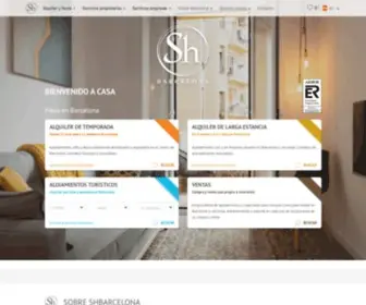 Shbarcelona.es(Alquiler de pisos en Barcelona) Screenshot