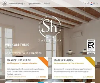 Shbarcelona.nl(Barcelona appartmenten te huur) Screenshot