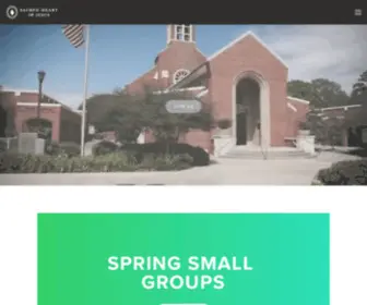 SHbroussard.org(Sacred Heart of Jesus) Screenshot