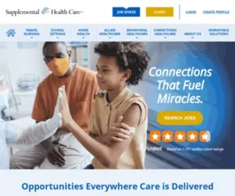 SHccares.com(Healthcare Staffing Agency) Screenshot