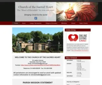 SHchartsdale.org(Sacred Heart) Screenshot