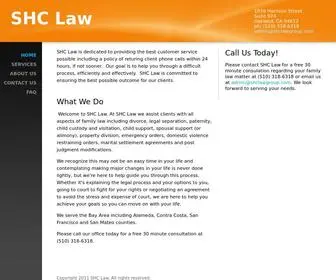 SHclawgroup.com(SHC Law) Screenshot