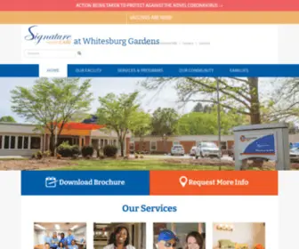 Shcofwhitesburggardens.com(Signature HealthCARE of Whitesburg Gardens) Screenshot