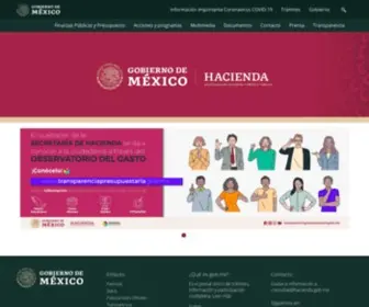 SHCP.gob.mx(Secretaría de Hacienda y Crédito Público) Screenshot