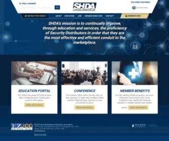 Shda.org(Security Hardware Distributors Association) Screenshot