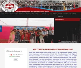 SHDCSTP.org(Sarced Heart Degree College) Screenshot