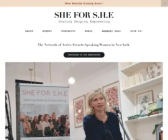 She4She.com(She for S.H.E) Screenshot