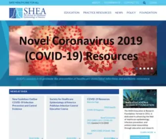 Shea-Online.org(Society for Healthcare Epidemiology of America (SHEA)) Screenshot