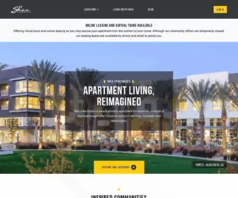 Sheaapartments.com(California, Denver & Seattle Apartments for Rent) Screenshot