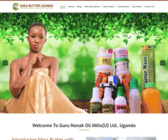 Sheabutteruganda.com(Shea Butter Uganda) Screenshot