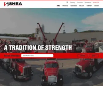 Sheaconcrete.com(Durable Precast Concrete Products By Shea Concrete) Screenshot