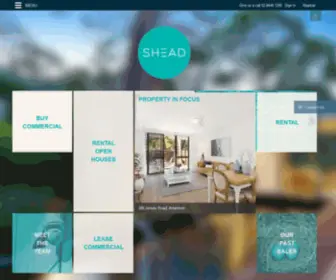 Sheads.com.au(Shead Property specialising in Commercial and Residential property in Sydney's Upper North Shore) Screenshot