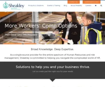 Sheakley.com(Human Resources and Risk Management Services) Screenshot