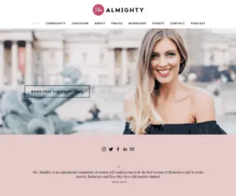 Shealmighty.com(She Almighty) Screenshot