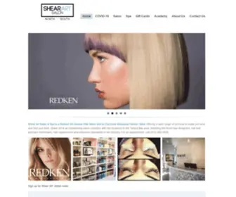 Shearart.com(Shear Art Salons) Screenshot