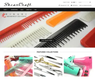 Shearcraft.com(Scissors) Screenshot