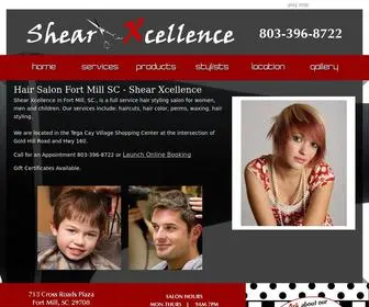 Shearxcellence.com(Shear Xcellence) Screenshot