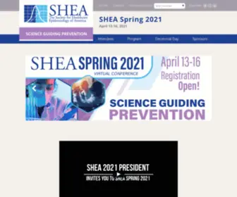 Sheaspring.org(SHEA Spring 2022 Conference) Screenshot