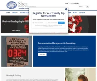 Sheaws.com(Technical Writing Companies Houston) Screenshot