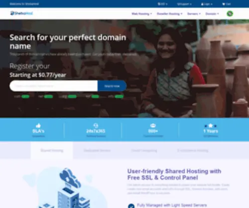 Shebahost.com(Sheba Host Best Bdix Hosting in Bangladesh) Screenshot