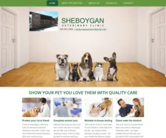 Sheboyganveterinarianclinic.com(Sheboygan Veterinary Clinic) Screenshot