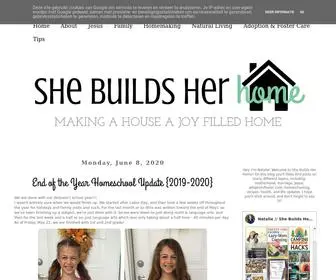 Shebuildsherhome.com(She Builds Her Home) Screenshot