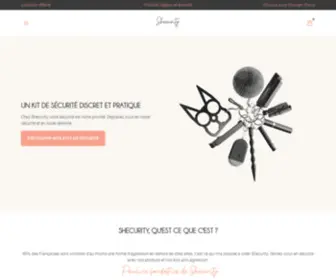 Shecurity.fr(Accessoires de self défense pour femme) Screenshot