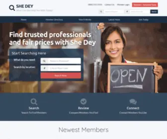 Shedey.com(Member Directory) Screenshot