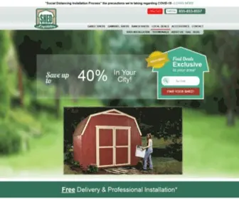 Shedliquidators.com(Discount & Overstock Storage Sheds) Screenshot