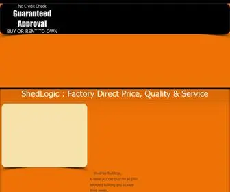 Shedlogic.com(Shedmax Buildings) Screenshot