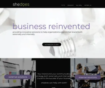 Shedoesreinvented.com(Marketing) Screenshot