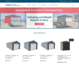 Sheds.com(Purchase everything for your outdoor space) Screenshot