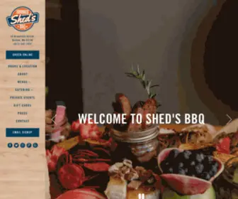 Shedsbbq.com(Shed's BBQ) Screenshot