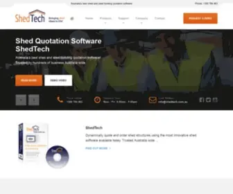 Shedtech.com.au(Bringing shed ideas to life) Screenshot