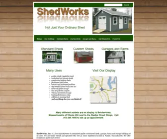 Shedworksinc.com(ShedWorks, Inc) Screenshot