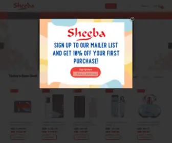 Sheebaelectronics.com(Luxury lifestyle store) Screenshot