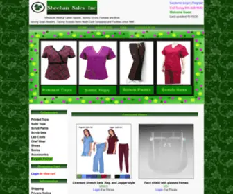 Sheehansales.org(Wholesale Nursing Scrubs) Screenshot