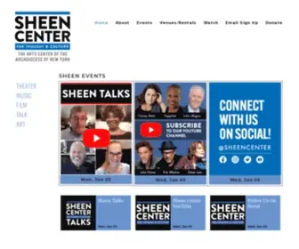 Sheencenter.org(Events for Thought and Culture) Screenshot