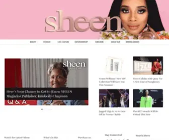 Sheenmagazine.com(SHEEN Magazine) Screenshot