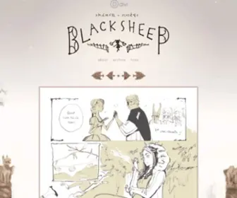 Sheepbed.com(Black Sheep webcomic) Screenshot