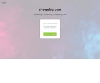 Sheepdog.com(Contact with domain owner) Screenshot