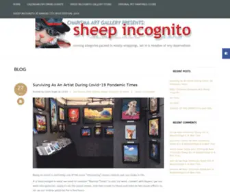 Sheepincognito.com(Sheep art) Screenshot