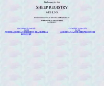 Sheepregistry.com(Sheepregistry) Screenshot