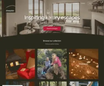 Sheepskinlife.com(Luxury, contemporary-styled cottages across the UK) Screenshot