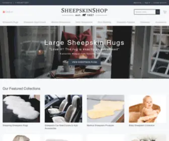 Sheepskinshop.ca(Sheepskin Rugs) Screenshot