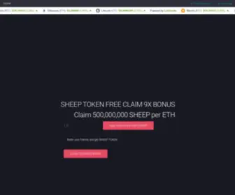 Sheeptoken.info(SHEEP TOKEN) Screenshot